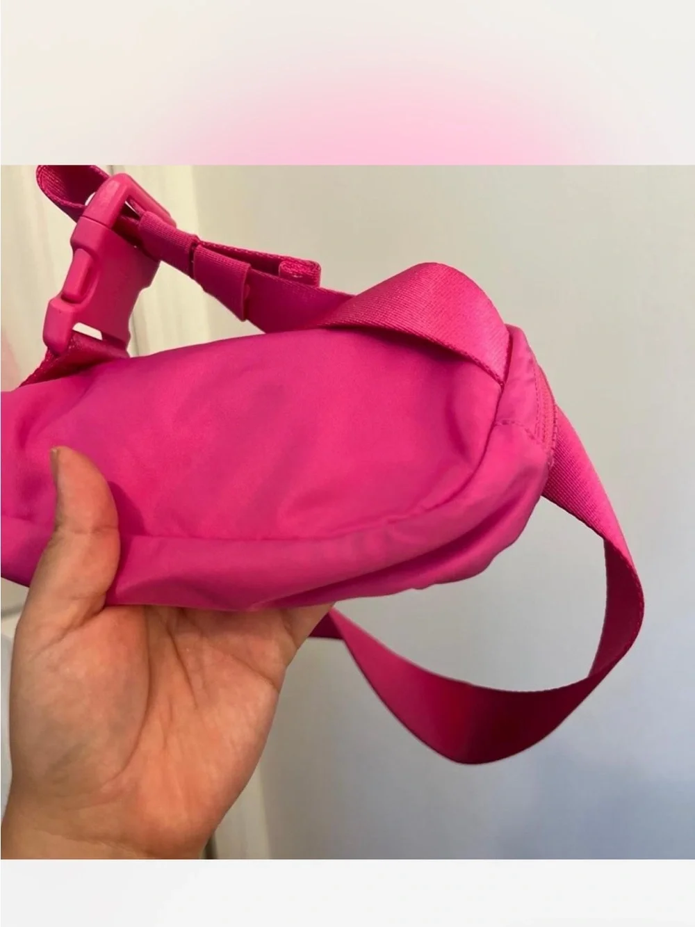 lululemon athletica Pink belt bag